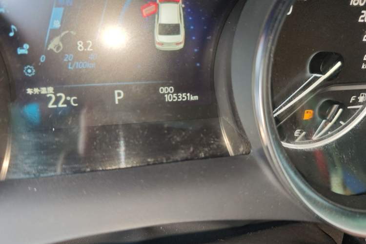 Used Toyota Camry 2019 2.5G Luxury Edition China V Standard Odometer Close Up