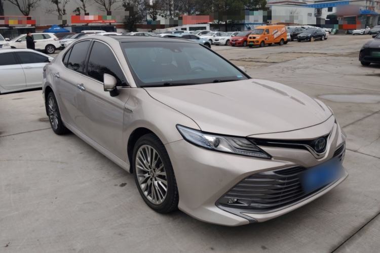 Used Toyota Camry 2019 Revised Version Dual-Engine 2.5 HG Luxury Edition Front Right 45 Deg