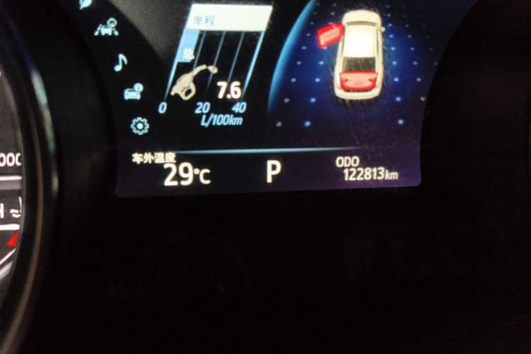 Used Toyota Camry 2019 Revised Version 2.0G Luxury Edition Odometer Close Up