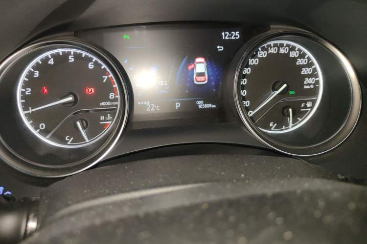 Used Toyota Camry 2019 2.5G Luxury Edition China V Standard Odometer Close Up