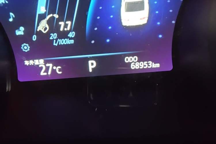Used Toyota Camry 2019 Revised Version 2.5S Fēngshàng Edition Odometer Close Up