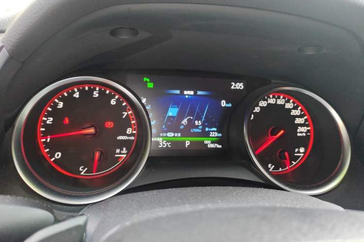 Used Toyota Camry 2019 2.5S FENGSHANG Version China V Standard Instrument Cluster