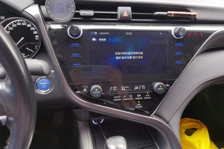 Used Toyota Camry 2019 Revised Version Dual-Engine 2.5 HG Luxury Edition Audio And AC Panel