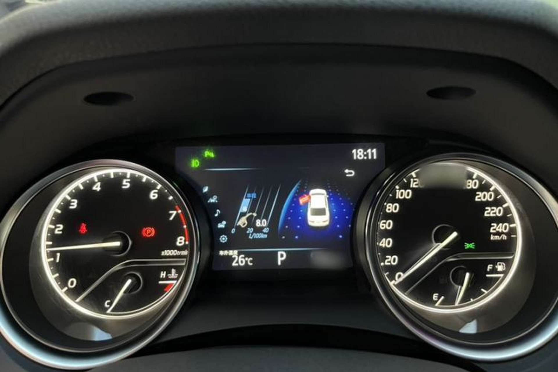 Used Toyota Camry 2019 2.0G Luxury Edition China VI Standard Instrument Cluster