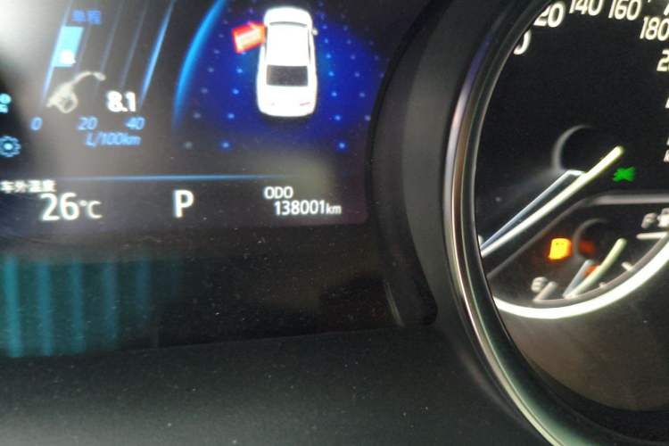Used Toyota Camry 2019 2.0G Luxury Edition China VI Standard Odometer Close Up