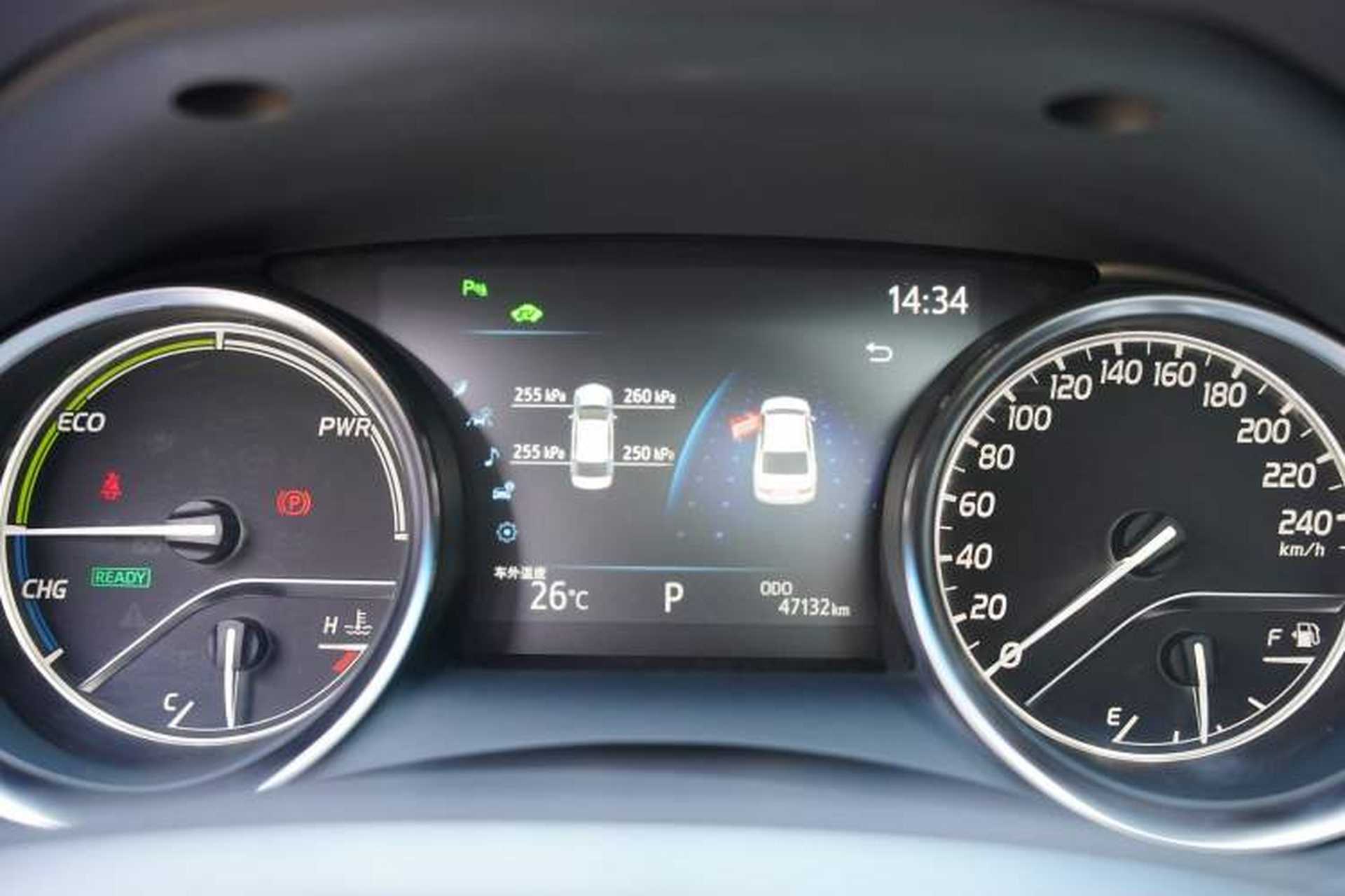 Used Toyota Camry 2019 Dual-Engine 2.5 HG Luxury Edition China V Standard Odometer Close Up