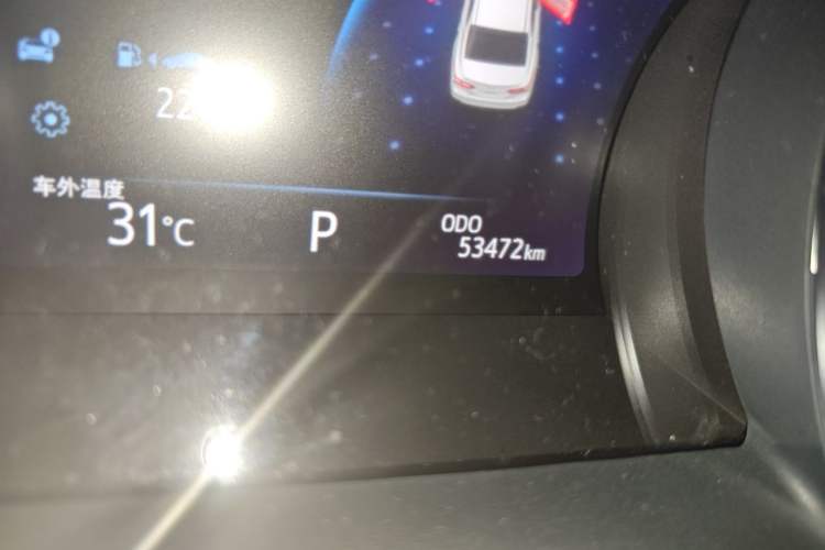 Used Toyota Camry 2019 Revised Version 2.0G Luxury Edition Odometer Close Up