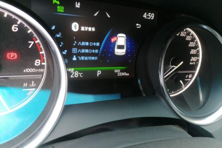 Used Toyota Camry 2019 2.5G Luxury Edition China VI Standard Odometer Close Up