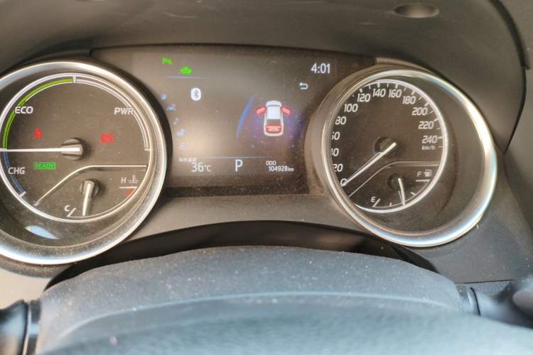 Used Toyota Camry 2019 Dual-Engine 2.5 HG Luxury Edition China VI Standard Odometer Close Up