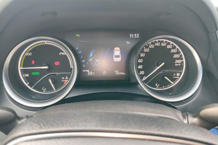 Used Toyota Camry 2019 Dual-Engine 2.5HS FENGSHANG Edition China VI Standard Instrument Cluster
