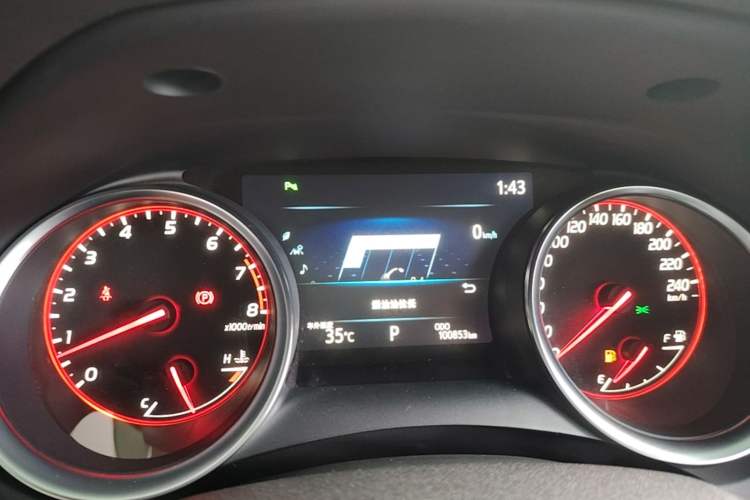 Used Toyota Camry 2019 Revised Version 2.5S Fēngshàng Edition Instrument Cluster