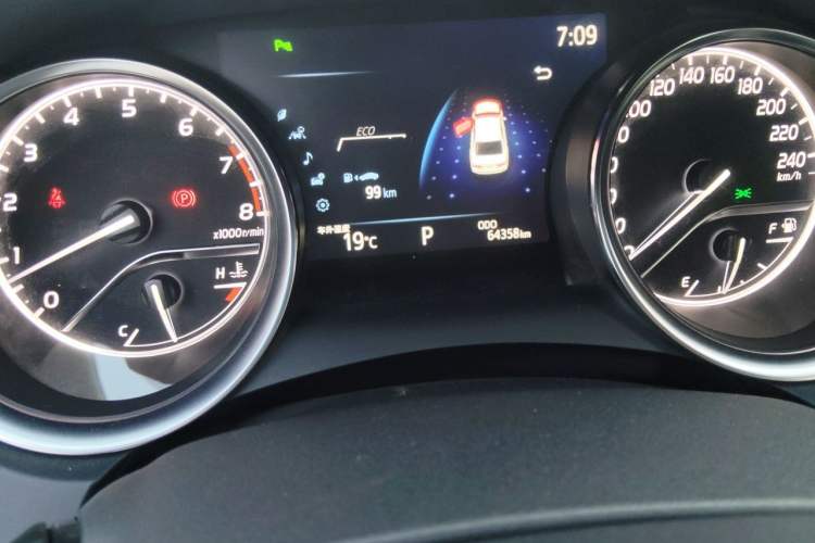 Used Toyota Camry 2019 Revised Version 2.5G Luxury Edition Odometer Close Up
