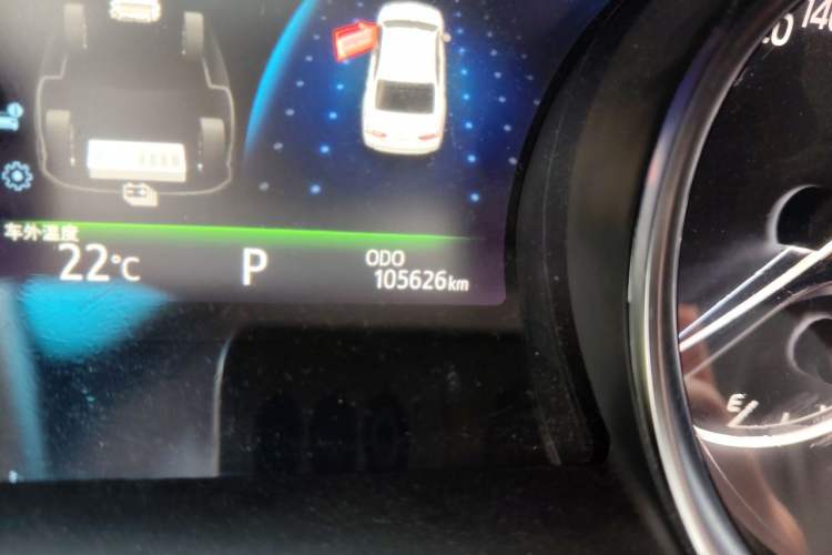 Used Toyota Camry 2019 Revised Version Dual-Engine 2.5 HG Luxury Edition Odometer Close Up