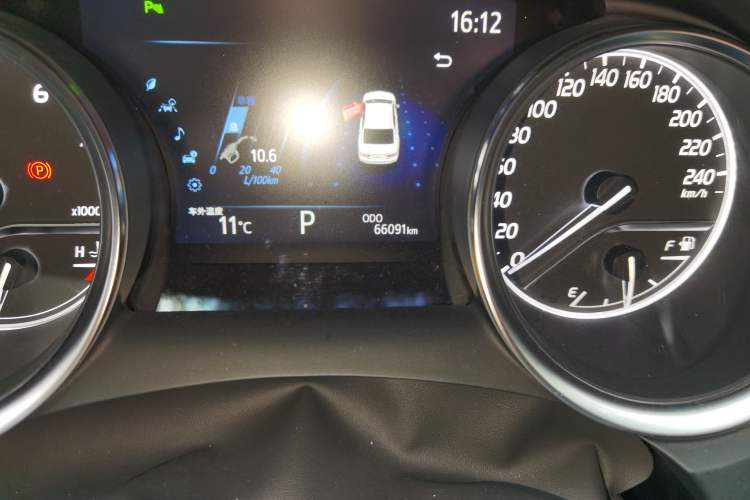 Used Toyota Camry 2019 2.5G Luxury Edition China V Standard Odometer Close Up