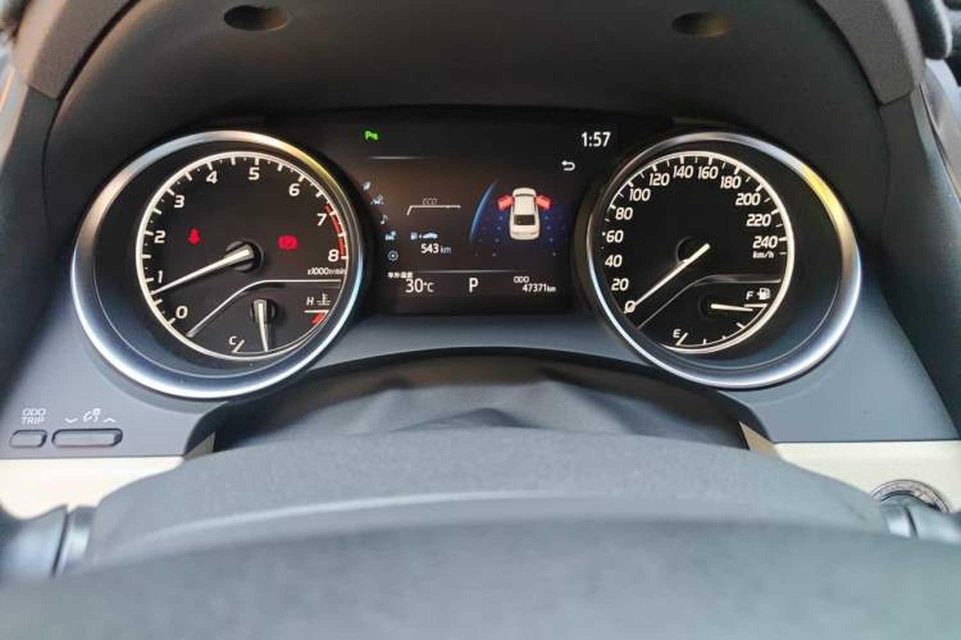 Used Toyota Camry 2019 Revised Version 2.5G Luxury Edition Odometer Close Up