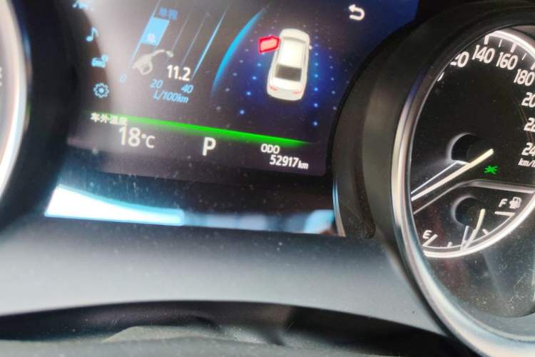 Used Toyota Camry 2019 Revised Version 2.5G Luxury Edition Odometer Close Up