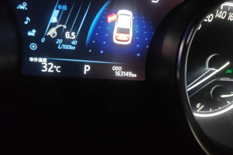 Used Toyota Camry 2019 2.0G Luxury Edition China VI Standard Odometer Close Up