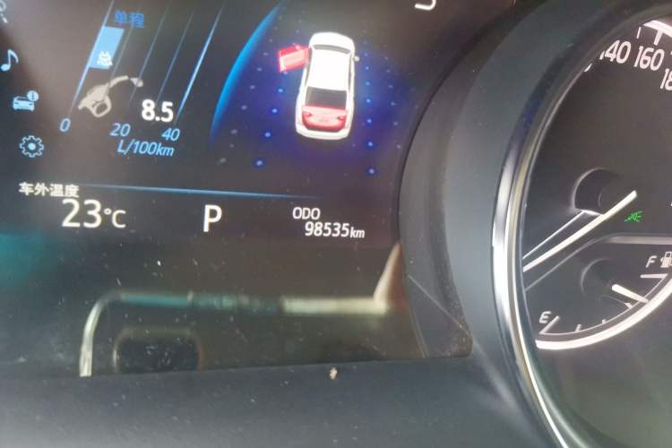 Used Toyota Camry 2019 2.0G Luxury Edition China V Standard Odometer Close Up