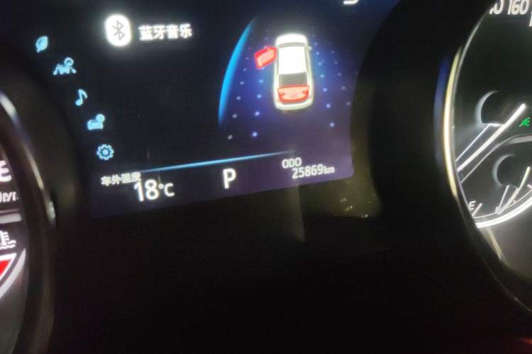 Used Toyota Camry 2019 Revised Version 2.5G Luxury Edition Odometer Close Up