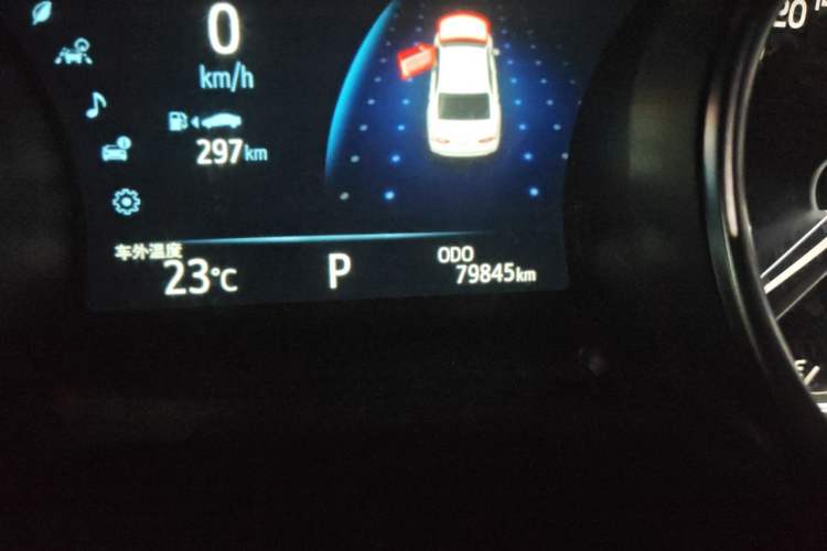 Used Toyota Camry 2021 2.0G Luxury Edition Odometer Close Up
