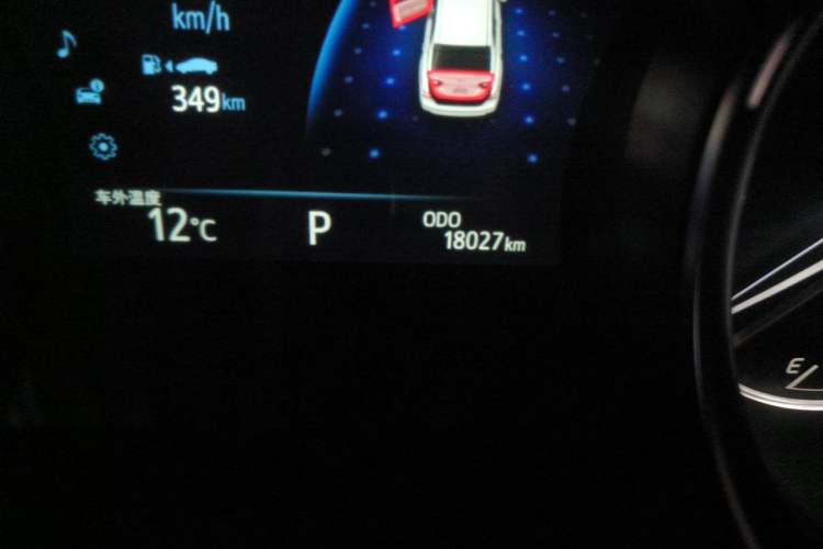 Used Toyota Camry 2021 2.0G Luxury Edition Odometer Close Up