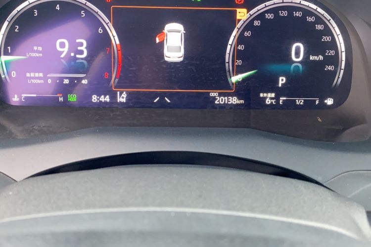 Used Toyota Camry 2021 2.5G Luxury Edition Odometer Close Up