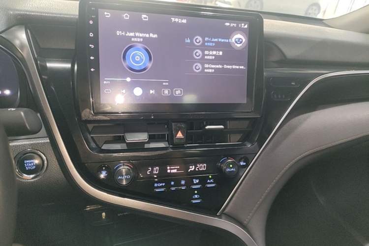 Used Toyota Camry 2021 2.5G Luxury Edition Audio And AC Panel
