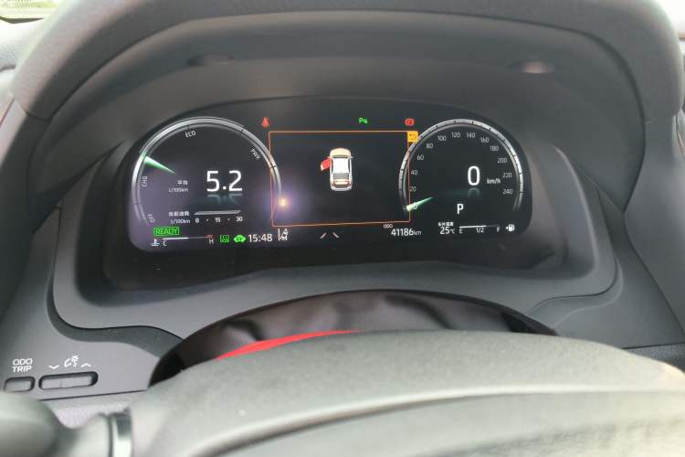 Used Toyota Camry 2021 Dual-Motor 2.5HG Luxury Edition Odometer Close Up