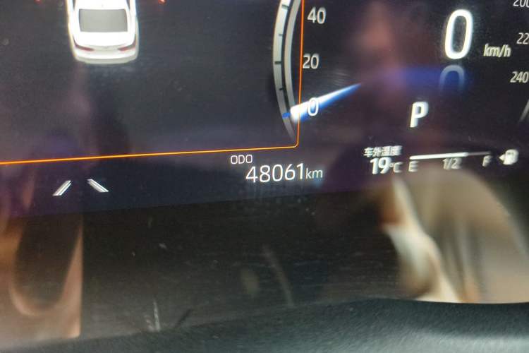 Used Toyota Camry 2021 Dual-Motor 2.5HS Fēngshàng Edition Odometer Close Up