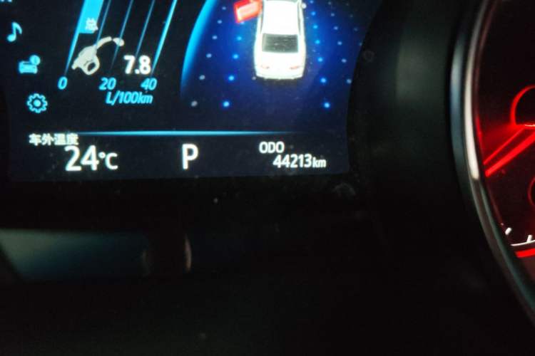 Used Toyota Camry 2021 2.0S FENGSHANG Edition Odometer Close Up