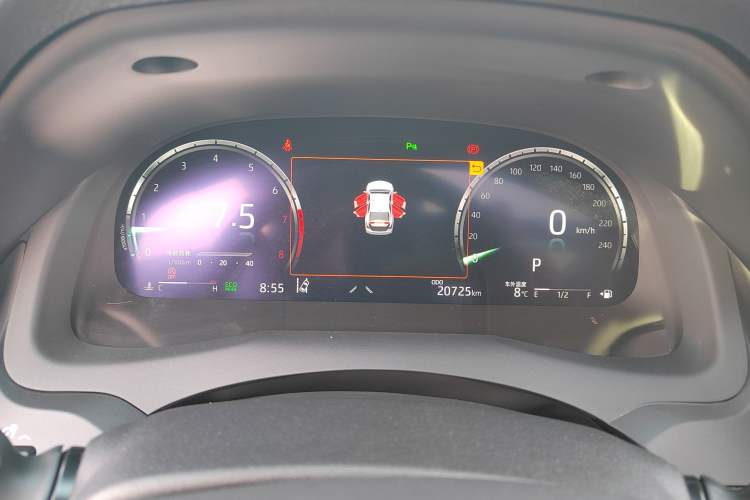 Used Toyota Camry 2021 2.5G Luxury Edition Odometer Close Up