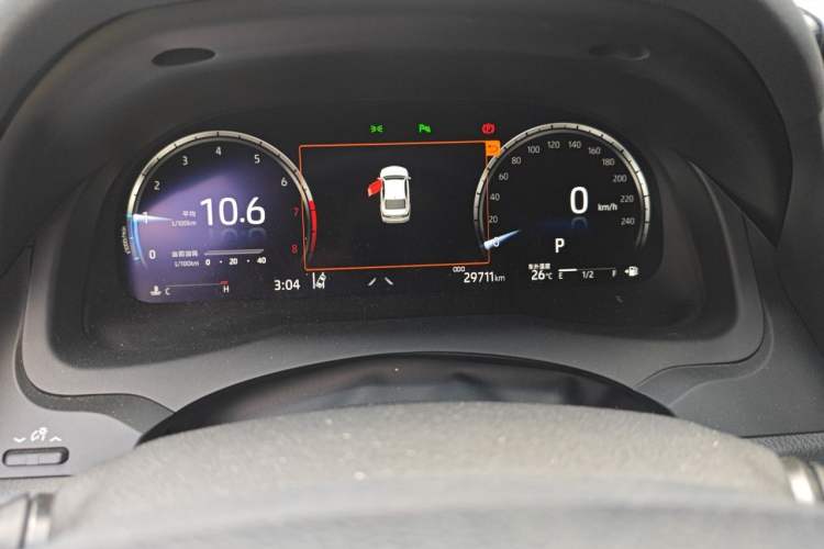 Used Toyota Camry 2021 2.5G Luxury Edition Odometer Close Up