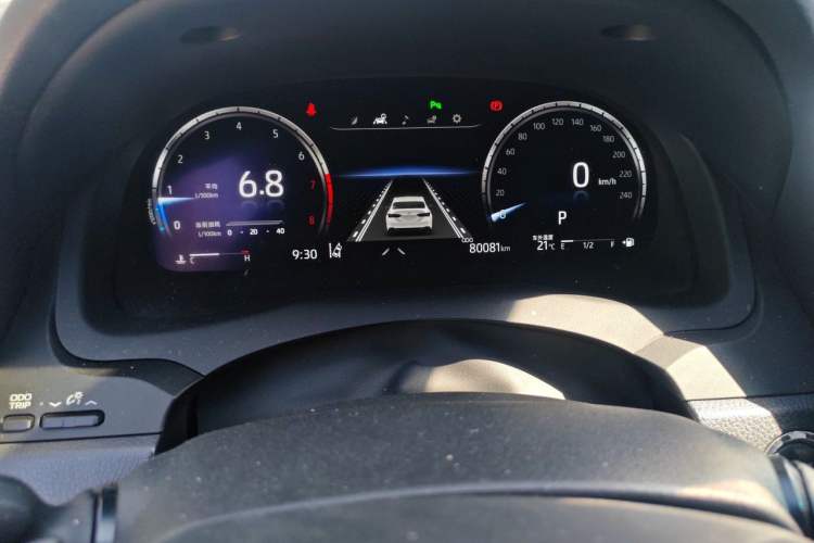 Used Toyota Camry 2022 2.5S Knight Edition Odometer Close Up