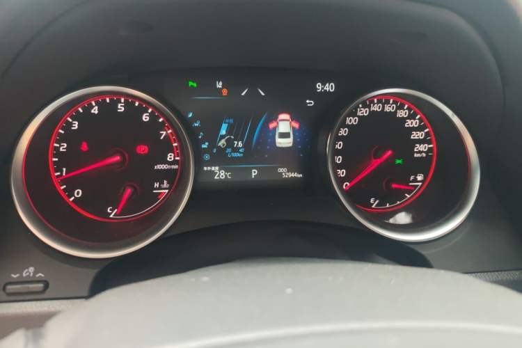 Used Toyota Camry 2022 2.0S Knight Edition Odometer Close Up
