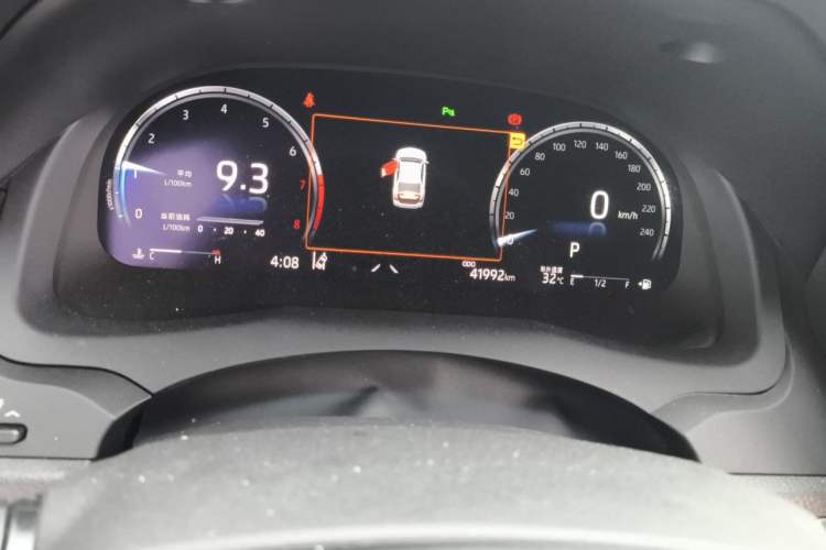 Used Toyota Camry  Odometer Close Up