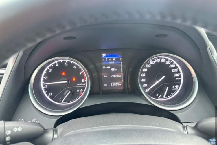 Used Toyota Camry 2022 2.0GVP Premier Edition Odometer Close Up