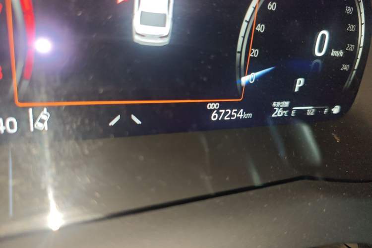 Used Toyota Camry 2022 2.5S Knight Edition Odometer Close Up