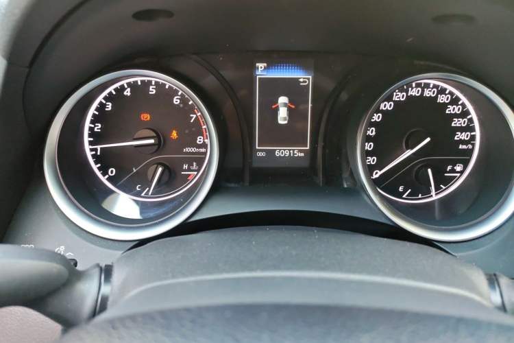 Used Toyota Camry 2022 2.0GVP Premier Edition Odometer Close Up
