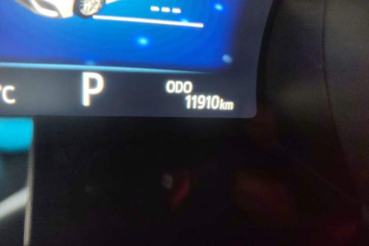 Used Toyota Camry 2022 2.0S Knight Edition Odometer Close Up