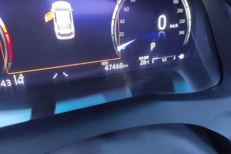 Used Toyota Camry 2022 2.5S Knight Edition Odometer Close Up