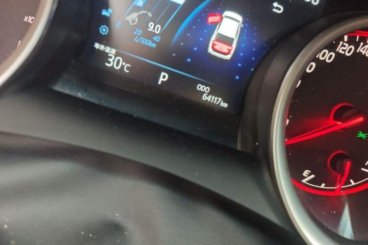 Used Toyota Camry 2022 2.0S Knight Edition Odometer Close Up