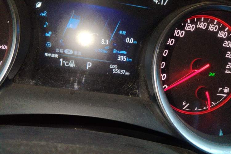 Used Toyota Camry 2022 2.0S Knight Edition Odometer Close Up
