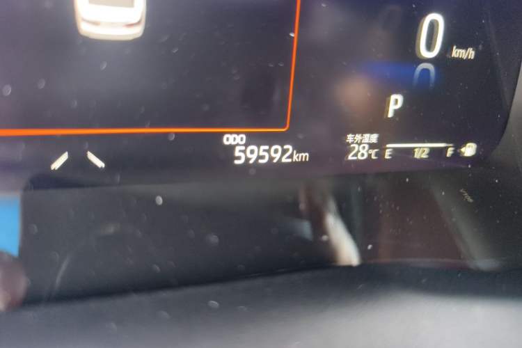 Used Toyota Camry 2023 Dual-Motor 2.5HQ Flagship Edition Odometer Close Up