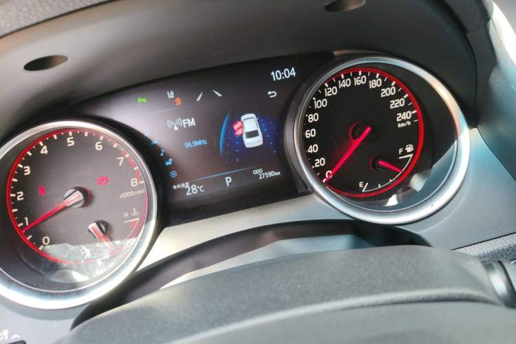 Used Toyota Camry 2023 2.0S Knight Edition Odometer Close Up