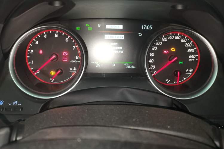 Used Toyota Camry 2023 2.0S Knight Edition Odometer Close Up