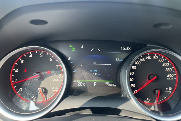 Used Toyota Camry 2023 2.0S Knight Edition Odometer Close Up