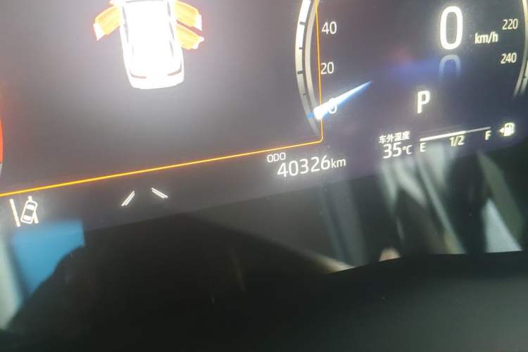 Used Toyota Camry 2023 2.5S Knight Edition Odometer Close Up