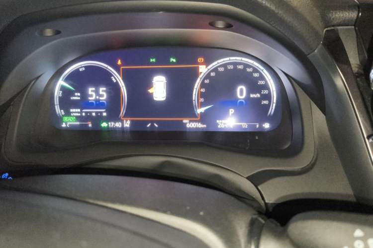 Used Toyota Camry 2023 Dual-Motor 2.5HG Luxury Edition Odometer Close Up