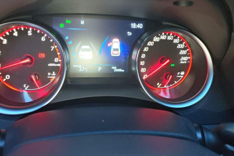 Used Toyota Camry 2023 2.0S Knight Edition Odometer Close Up