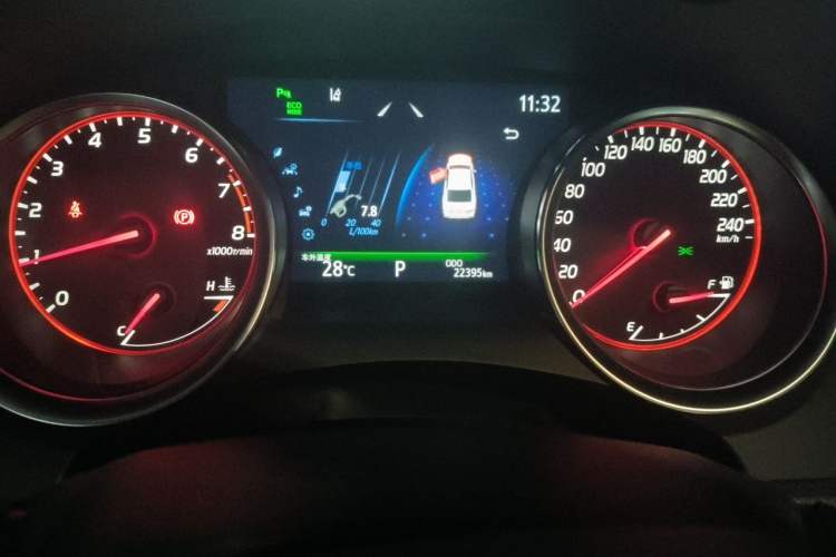 Used Toyota Camry 2023 2.0S Knight Edition Odometer Close Up